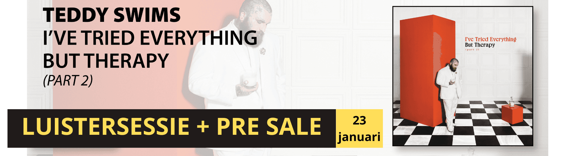 Blog 'LUISTERSESSIE TEDDY SWIMS' afbeelding